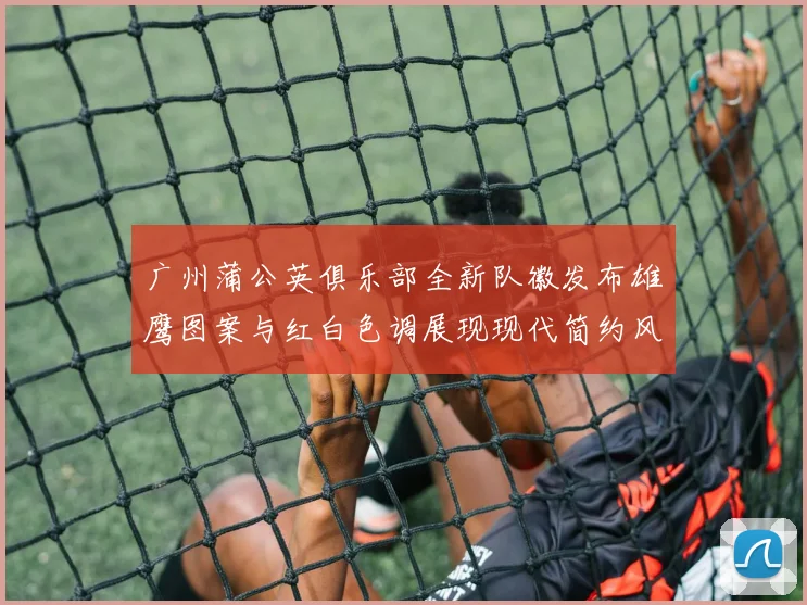 广州蒲公英俱乐部全新队徽发布雄鹰图案与红白色调展现现代简约风格
